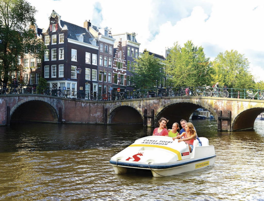 Pedal Boats In Amsterdam's Canals - Canals Of Amsterdam