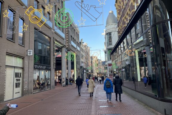 Kalverstraat Shopping street Amsterdam