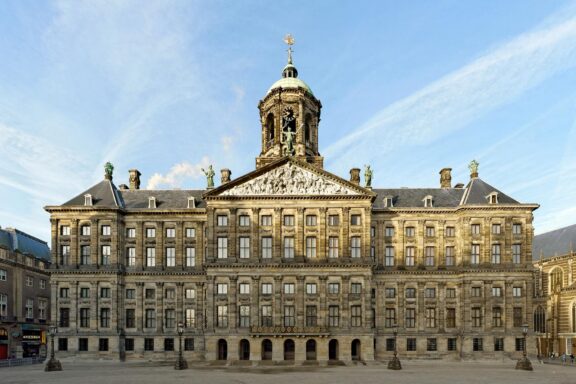 The Royal Palace on Dam Square in Amsterdam