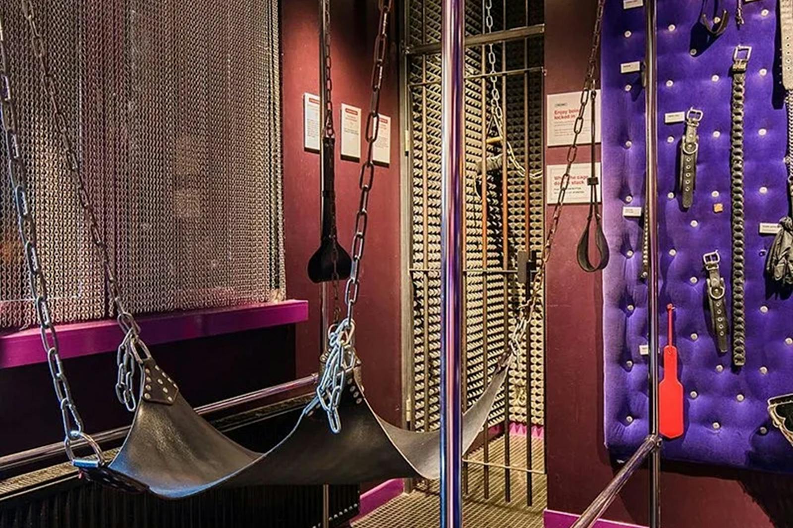 Une salle du musée Red Light Secrets à Amsterdam